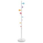 vidaXL Cuier de haine, alb, 172 cm, fier vopsit electrostatic