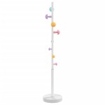 vidaXL Cuier de haine, alb, 172 cm, fier vopsit electrostatic