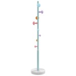 vidaXL Cuier de haine, albastru, 172 cm, fier vopsit electrostatic