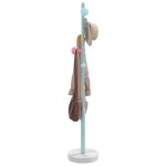 vidaXL Cuier de haine, albastru, 172 cm, fier vopsit electrostatic