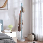 vidaXL Cuier de haine, albastru, 172 cm, fier vopsit electrostatic