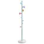 vidaXL Cuier de haine, albastru, 172 cm, fier vopsit electrostatic