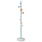 vidaXL Cuier de haine, albastru, 172 cm, fier vopsit electrostatic