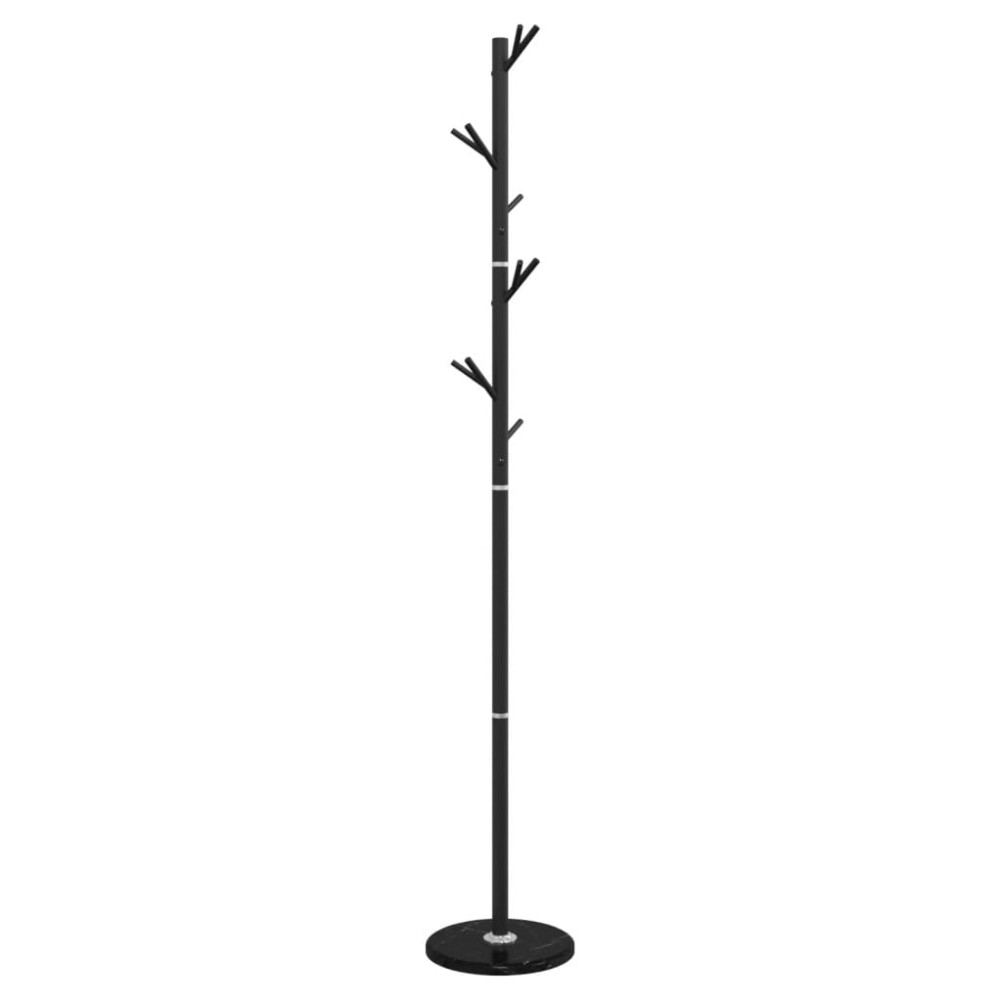 vidaXL Cuier de haine, negru, 175 cm, fier vopsit electrostatic