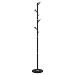 vidaXL Cuier de haine, negru, 175 cm, fier vopsit electrostatic vidaXL Cuier de haine, negru, 175 cm, fier vopsit electrostatic