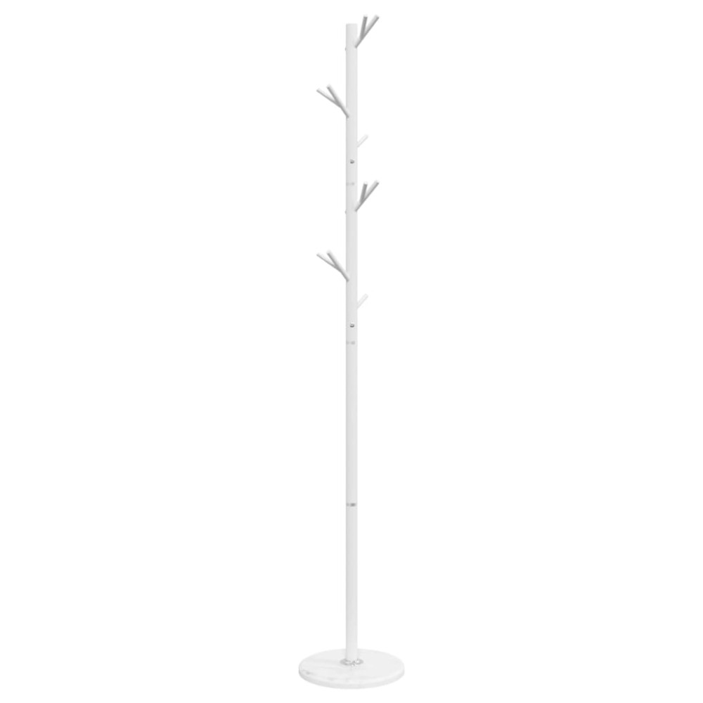 vidaXL Cuier de haine, alb, 175 cm, fier vopsit electrostatic