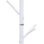 vidaXL Cuier de haine, alb, 175 cm, fier vopsit electrostatic