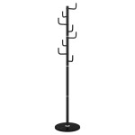 vidaXL Cuier de haine, negru, 183 cm, fier vopsit electrostatic