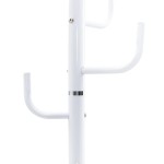 vidaXL Cuier de haine, alb, 183 cm, fier vopsit electrostatic vidaXL Cuier de haine, alb, 183 cm, fier vopsit electrostatic