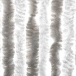 vidaXL Perdea pentru insecte, gri deschis și alb, 100x220 cm, chenille vidaXL Perdea pentru insecte, gri deschis și alb, 100x220 cm, chenille