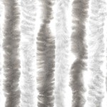 vidaXL Perdea pentru insecte, gri deschis și alb, 100x230 cm, chenille vidaXL Perdea pentru insecte, gri deschis și alb, 100x230 cm, chenille