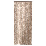 vidaXL Perdea pentru insecte, bej și maro închis, 56x185 cm, chenille vidaXL Perdea pentru insecte, bej și maro închis, 56x185 cm, chenille