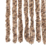 vidaXL Perdea pentru insecte, bej și maro închis, 56x200 cm, chenille vidaXL Perdea pentru insecte, bej și maro închis, 56x200 cm, chenille