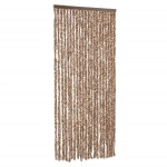 vidaXL Perdea pentru insecte, bej și maro închis, 90x220 cm, chenille vidaXL Perdea pentru insecte, bej și maro închis, 90x220 cm, chenille