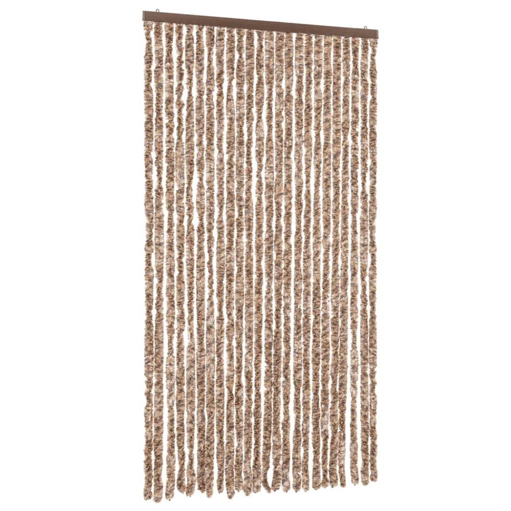 vidaXL Perdea pentru insecte, bej și maro închis, 100x230 cm Chenille