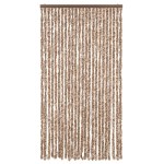 vidaXL Perdea pentru insecte, bej și maro închis, 100x230 cm Chenille vidaXL Perdea pentru insecte, bej și maro închis, 100x230 cm Chenille