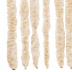 vidaXL Perdea pentru insecte, bej și alb, 56x185 cm, chenille vidaXL Perdea pentru insecte, bej și alb, 56x185 cm, chenille