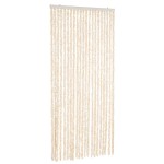 vidaXL Perdea pentru insecte, bej și alb, 90x220 cm, chenille vidaXL Perdea pentru insecte, bej și alb, 90x220 cm, chenille