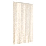 vidaXL Perdea pentru insecte, bej și alb, 100x230 cm, chenille vidaXL Perdea pentru insecte, bej și alb, 100x230 cm, chenille