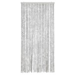 vidaXL Perdea pentru insecte, gri, 90x200 cm, chenille vidaXL Perdea pentru insecte, gri, 90x200 cm, chenille