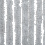 vidaXL Perdea pentru insecte, gri, 90x220 cm, chenille vidaXL Perdea pentru insecte, gri, 90x220 cm, chenille