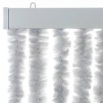 vidaXL Perdea pentru insecte, gri, 100x200 cm, chenille vidaXL Perdea pentru insecte, gri, 100x200 cm, chenille