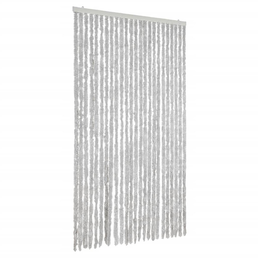 vidaXL Perdea pentru insecte, gri, 100x230 cm, chenille
