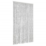vidaXL Perdea pentru insecte, gri, 100x230 cm, chenille vidaXL Perdea pentru insecte, gri, 100x230 cm, chenille
