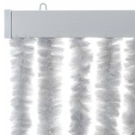 vidaXL Perdea pentru insecte, gri, 100x230 cm, chenille vidaXL Perdea pentru insecte, gri, 100x230 cm, chenille