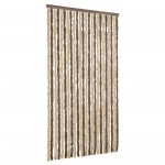 vidaXL Perdea pentru insecte, maro închis și bej, 100x200 cm, chenille vidaXL Perdea pentru insecte, maro închis și bej, 100x200 cm, chenille