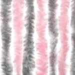 vidaXL Perdea pentru insecte, gri argintiu și roz, 90x220 cm, chenille vidaXL Perdea pentru insecte, gri argintiu și roz, 90x220 cm, chenille