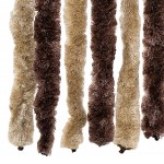 vidaXL Perdea pentru insecte, bej și maro deschis, 100x230 cm Chenille vidaXL Perdea pentru insecte, bej și maro deschis, 100x230 cm Chenille