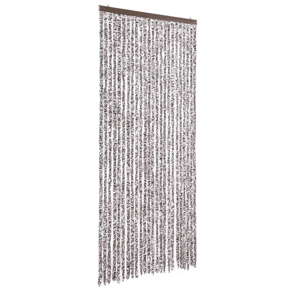 vidaXL Perdea pentru insecte, maro și bej, 100x230 cm, chenille