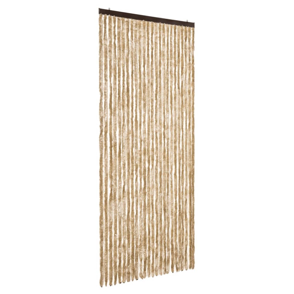 vidaXL Perdea pentru insecte, bej, 100x200 cm, chenille