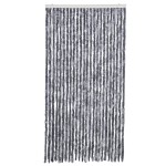 vidaXL Perdea pentru insecte, argintiu, 100x230 cm, chenille vidaXL Perdea pentru insecte, argintiu, 100x230 cm, chenille