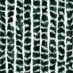 vidaXL Perdea pentru insecte, verde și alb, 56x200 cm, chenille vidaXL Perdea pentru insecte, verde și alb, 56x200 cm, chenille