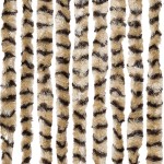 vidaXL Perdea pentru insecte, bej și maro, 100x200 cm, chenille vidaXL Perdea pentru insecte, bej și maro, 100x200 cm, chenille