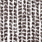vidaXL Perdea pentru insecte, maro și alb, 56x200 cm, chenille vidaXL Perdea pentru insecte, maro și alb, 56x200 cm, chenille