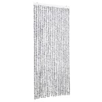 vidaXLPerdea pentru insecte gri deschis și gri închis56x200cm chenille vidaXLPerdea pentru insecte gri deschis și gri închis56x200cm chenille