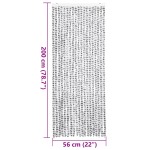 vidaXLPerdea pentru insecte gri deschis și gri închis56x200cm chenille vidaXLPerdea pentru insecte gri deschis și gri închis56x200cm chenille