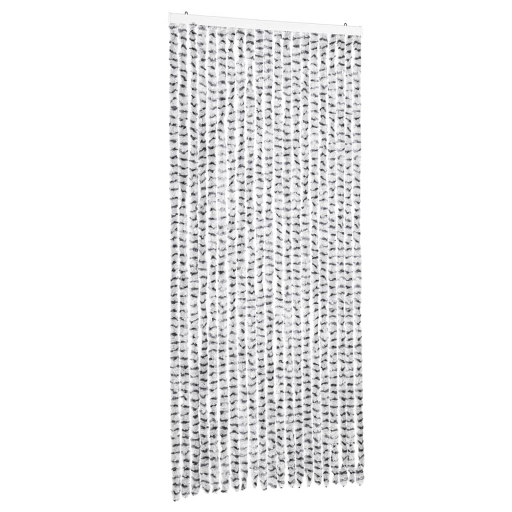 vidaXLPerdea pentru insecte gri deschis și gri închis90x200cm chenille