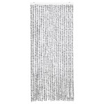 vidaXLPerdea pentru insecte gri deschis și gri închis90x200cm chenille vidaXLPerdea pentru insecte gri deschis și gri închis90x200cm chenille