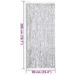 vidaXLPerdea pentru insecte gri deschis și gri închis90x200cm chenille vidaXLPerdea pentru insecte gri deschis și gri închis90x200cm chenille