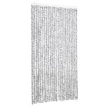 vidaXLPerdea pentru insecte gri deschis și gri închis100x200cmchenille vidaXLPerdea pentru insecte gri deschis și gri închis100x200cmchenille