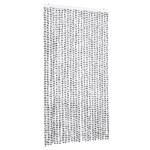 vidaXLPerdea pentru insecte gri deschis și gri închis100x230cmchenille vidaXLPerdea pentru insecte gri deschis și gri închis100x230cmchenille