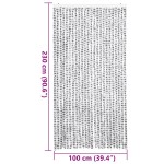 vidaXLPerdea pentru insecte gri deschis și gri închis100x230cmchenille vidaXLPerdea pentru insecte gri deschis și gri închis100x230cmchenille