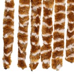 vidaXL Perdea pentru insecte, ocru și alb, 90x200 cm, chenille vidaXL Perdea pentru insecte, ocru și alb, 90x200 cm, chenille