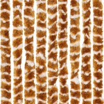 vidaXL Perdea pentru insecte, ocru și alb, 100x230 cm, chenille vidaXL Perdea pentru insecte, ocru și alb, 100x230 cm, chenille