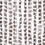 vidaXL Perdea pentru insecte, gri taupe și alb, 90x200 cm, chenille vidaXL Perdea pentru insecte, gri taupe și alb, 90x200 cm, chenille