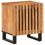 vidaXL Noptiere, 2 buc., 40x34x46 cm, lemn masiv de acacia vidaXL Noptiere, 2 buc., 40x34x46 cm, lemn masiv de acacia